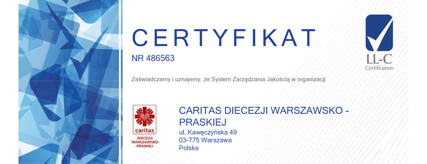 Certyfikat ISO 486563 Maly